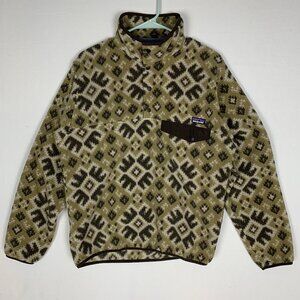Patagonia Men's Synchilla Snap T Pullover Small Aztec
